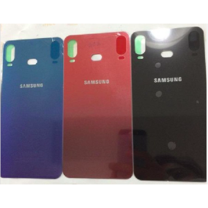 Samsung Galaxy A6s (G6200) Arka Pil Batarya Kapağı Mavi